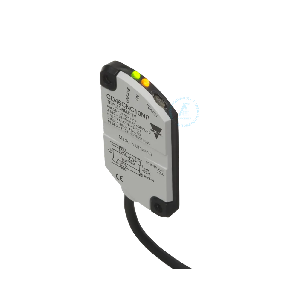 Sensor de proximidad capacitivo Carlo Gavazzi CD46CNC10NP rango 10 mm salida NPN 10-30V CC | Autoener
