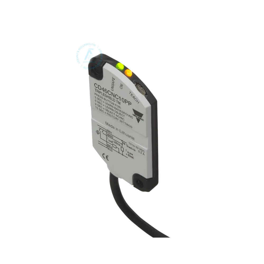 Sensor de proximidad capacitivo Carlo Gavazzi CD46CNC10PP rango 10 mm salida PNP 10-30V CC | Autoener