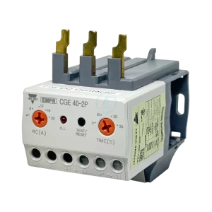 Relé electrónico de sobrecarga Carlo Gavazzi CGE40-2P-40AN rango ajustable 8-40A | Autoener