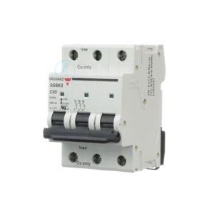 interruptor automatico carlo gavazzi gsb633pc63 mcb 3 polos 63a curva c ul1077