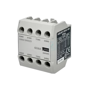 Contacto auxiliar frontal Carlo Gavazzi GUA4-22 2NO 2NC Autoener