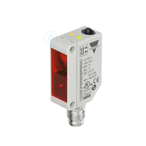 sensor láser bgs luz roja carlo gavazzi ld30cpbr60bpm5io io-link botón superior distribuido por autoener méxico