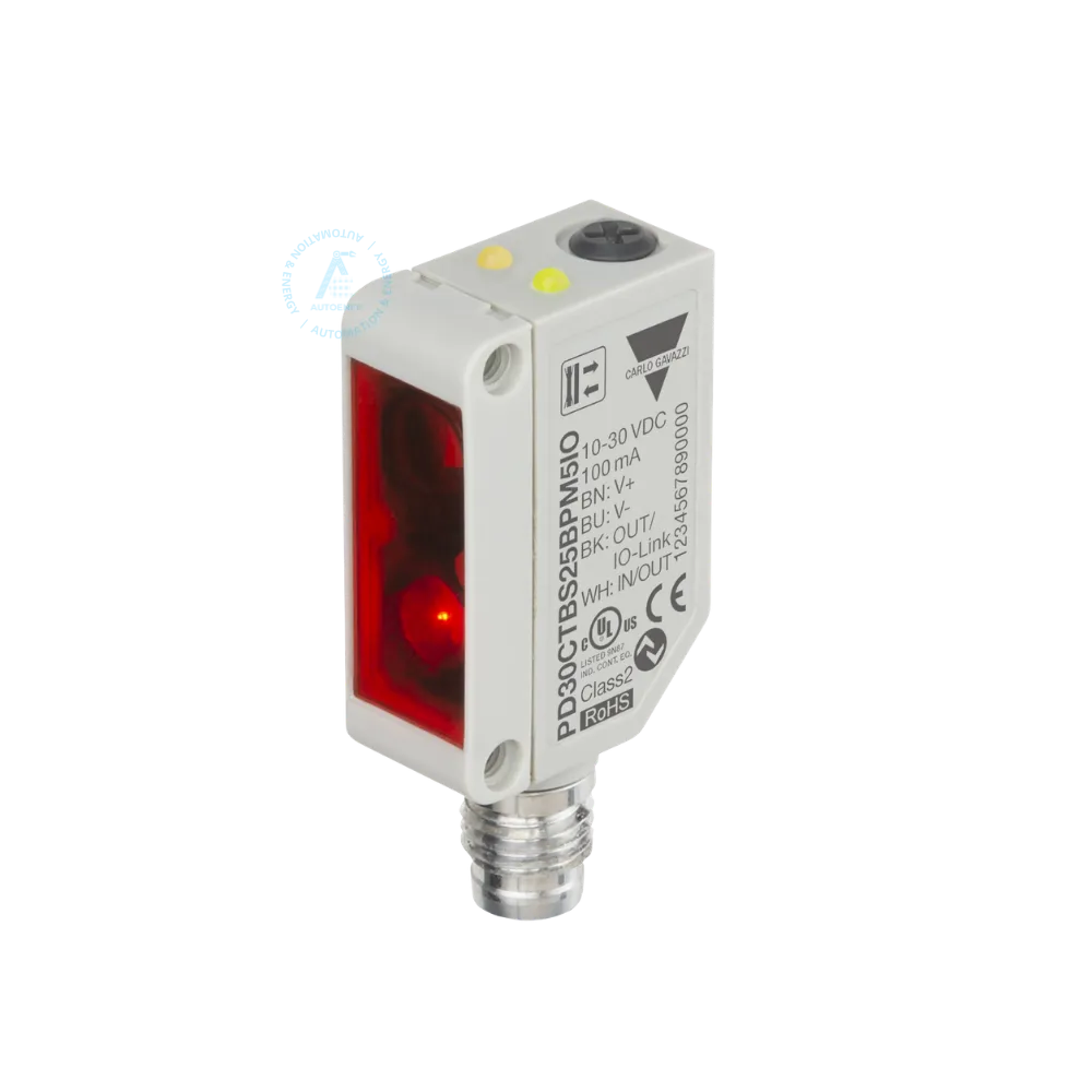 sensor supresión de fondo io-link carlo gavazzi pd30ctbs25bpm5io 250mm