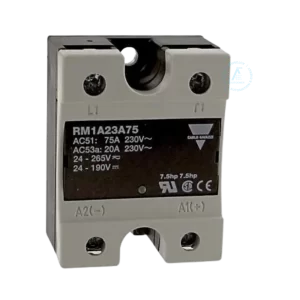 relevador de estado sólido carlo gavazzi rm1a23a75 75a 230v ca control ac led