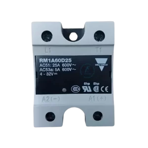 relevador de estado sólido carlo gavazzi rm1a60d25 25a 600v ca control dc digital led