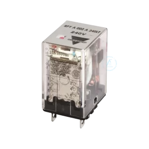 relevador de potencia industrial carlo gavazzi rpya002a120lt 10a 120vac dpdt led prueba