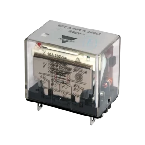 relevador de potencia industrial carlo gavazzi rpya004a24l 10a 24vac 4pdt led indicador