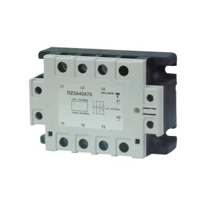 relevador de estado sólido trifásico carlo gavazzi rz3a40d75 75a 440vac control 4-32vdc alta potencia