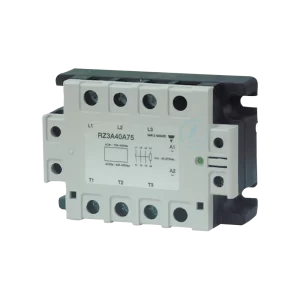 relevador estado sólido trifásico carlo gavazzi rz3a60d55 55a 660vac control 4-32vdc