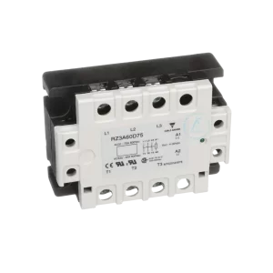 relevador estado sólido trifásico carlo gavazzi rz3a60d75p 75a 660vac control 4-32vdc proteccion termica otp
